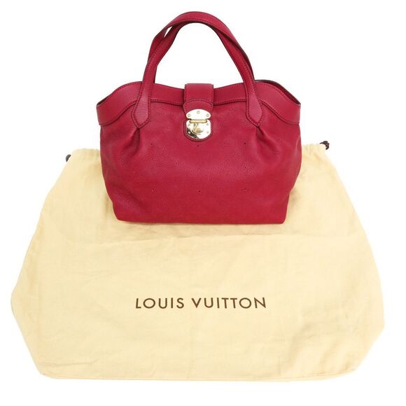 Louis Vuitton Mahina Leather Cirrus PM Shoulder Bag Red - Picture 2 of 12